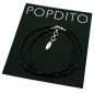 Preview: POPDITO Spinell Kette - schwarz 45 cm