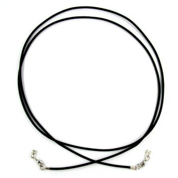 Collier, Lederband, 2x Verschluss 100cm