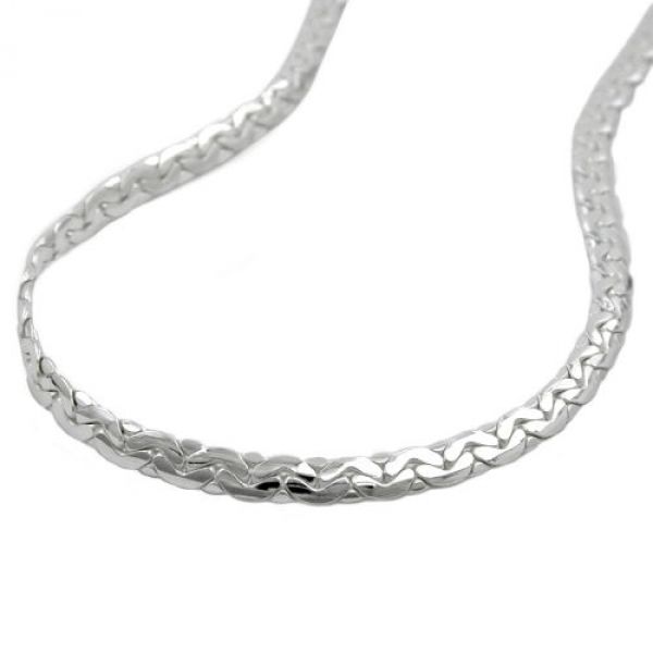 Collier Anker oval gedrückt, Silber 925 42cm