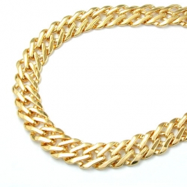Collier, 5mm Fantasiekette flach, AMD 42cm